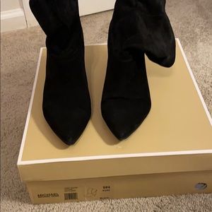 Michael Kors suede booties
